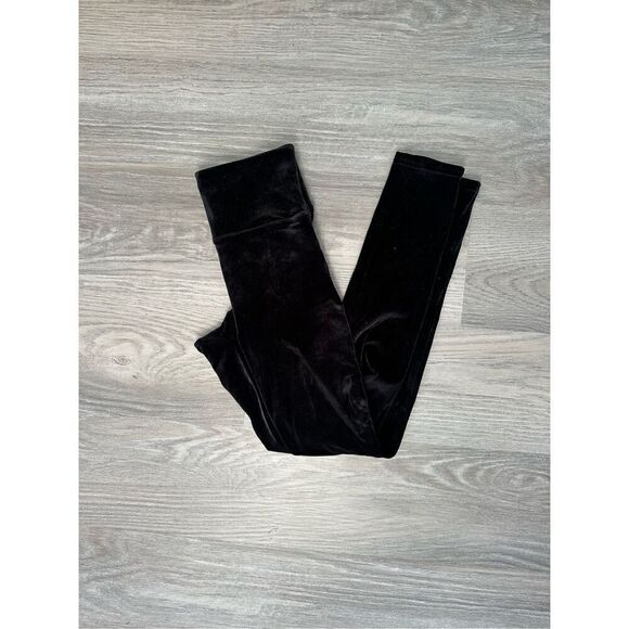 Spanx High Waist Velour Black Legging Pants - Small - Picture 5 of 6